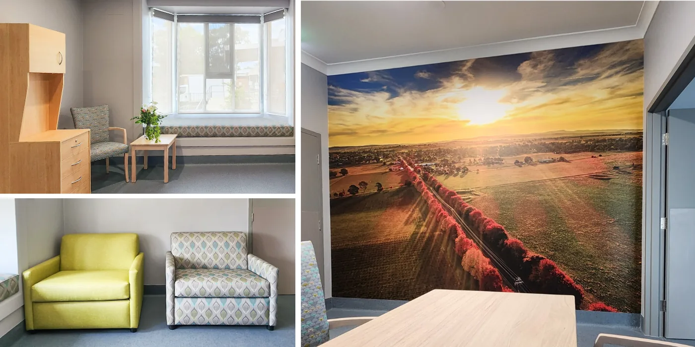 Canowindra Palliative Care, Western NSW Health District - window furnishings by Quicksew