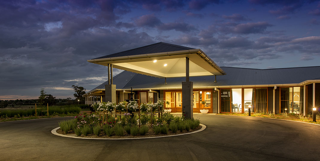 Gosling Creek Aged Care, Orange, built by Grindley, window furnishings by Quicksew