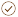 Brown circular checkmark icon with a white background.