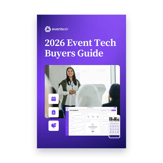 EventsAir 2026 Event Tech Buyers Guide cover