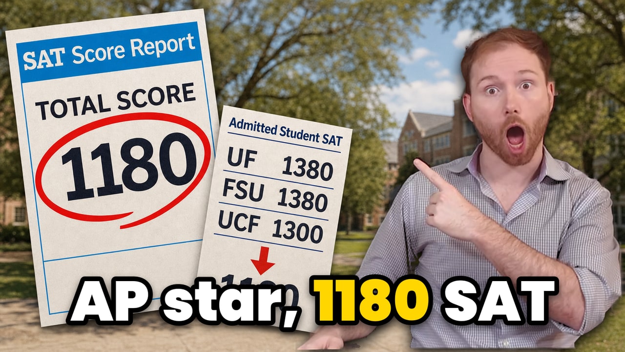 Carson Flowers answers: An 1180 SAT Leaves a Real Gap for UF, FSU and UCF