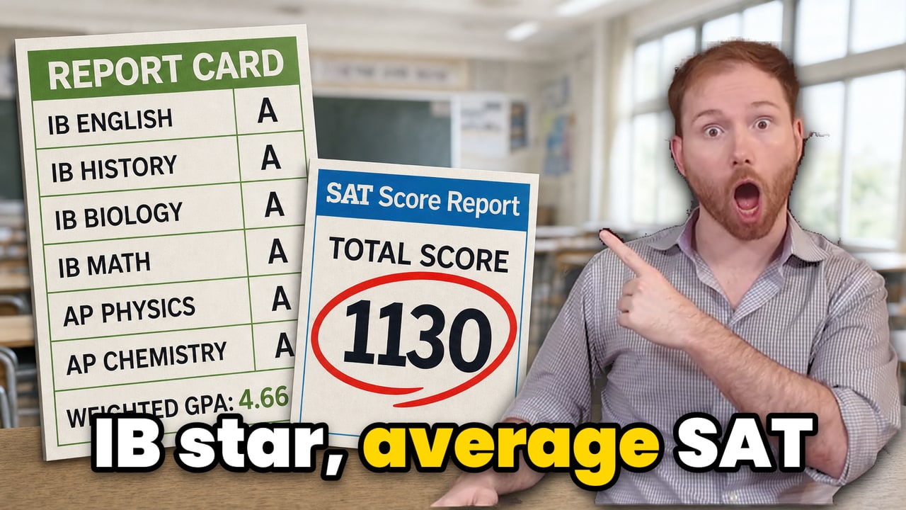 Carson Flowers answers: A 4.66 GPA IB Student Scoring 1130 on the SAT Is Normal