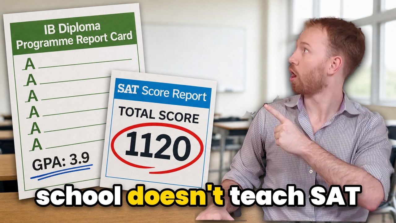 Carson Flowers answers: A 3.9 IB Student's 1120 SAT Is a Content Gap, Not a Ceiling