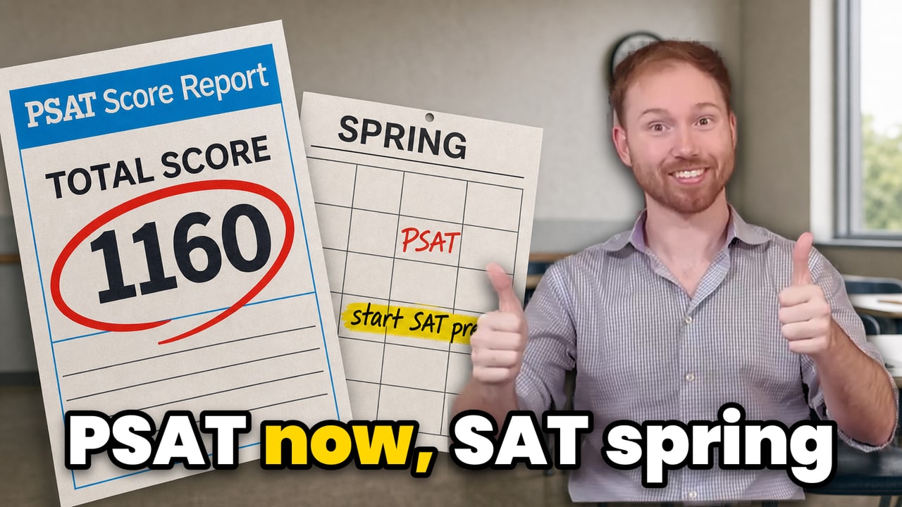 Carson Flowers answers: Tenth Grade Is Not Too Early for PSAT Prep After a 1160