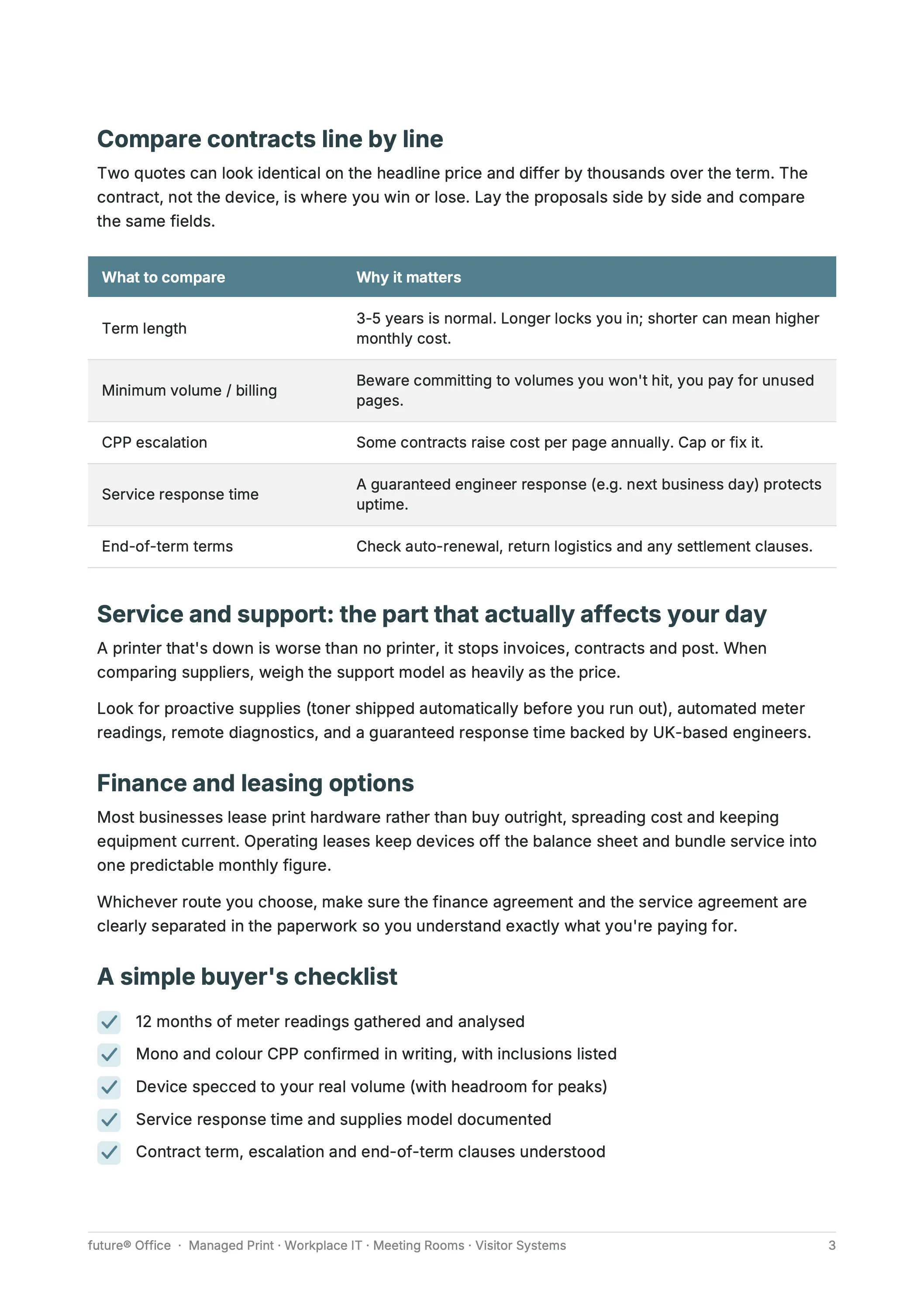 Preview page from Print Buyers Guide.