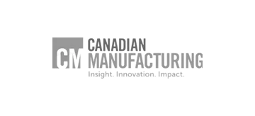 Canadian Manufacturing Technology Show logo with acronym CMTS and maple leaf symbol.
