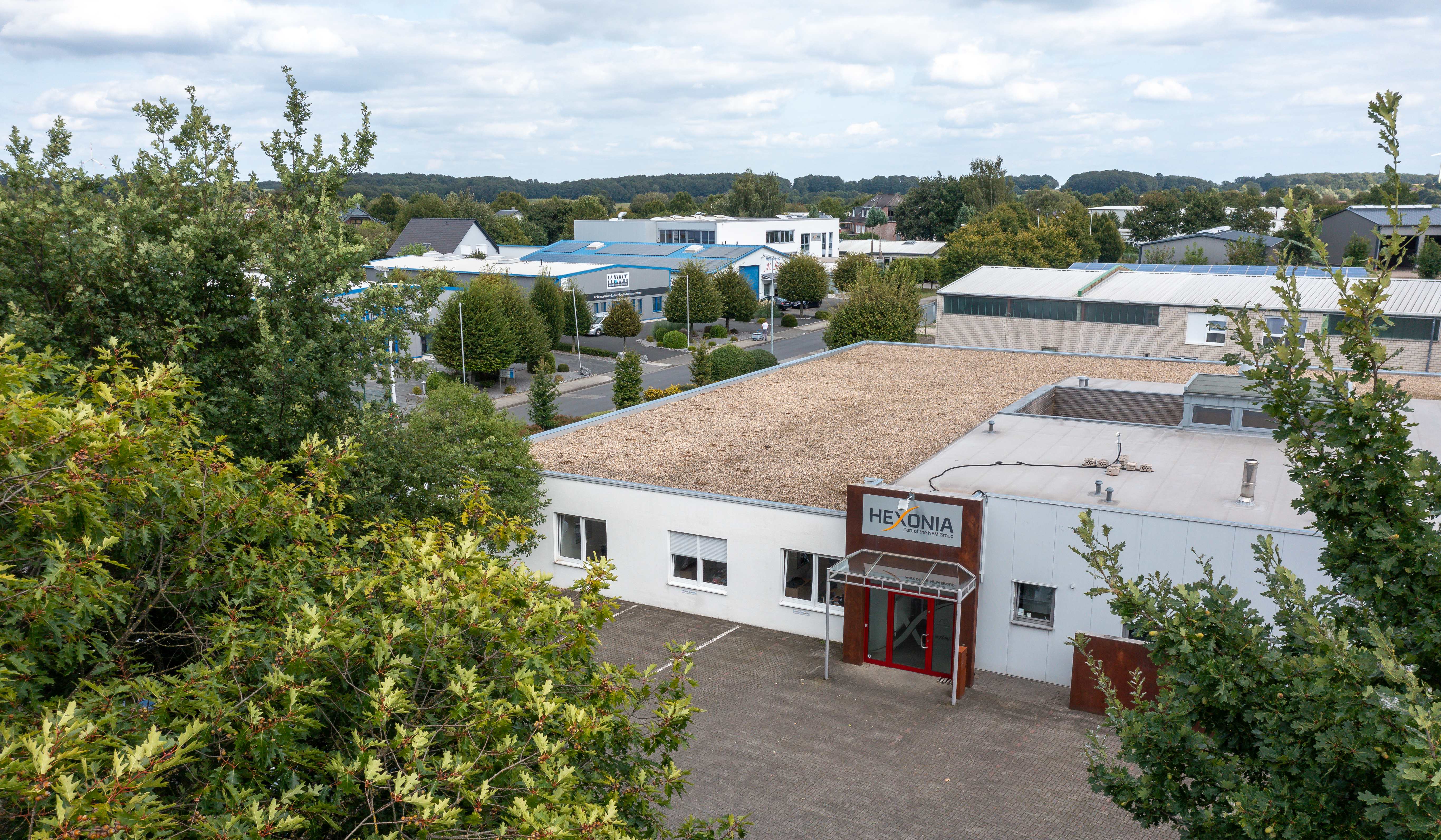 Produktions- und Arbeitsumfeld bei Hexonia in Nettetal.