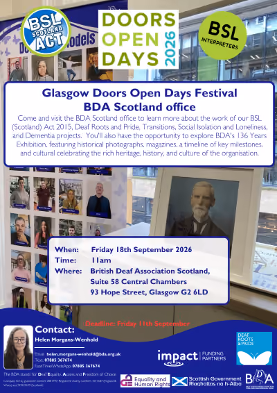 British Deaf Association Scotland