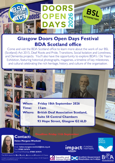 British Deaf Association Scotland