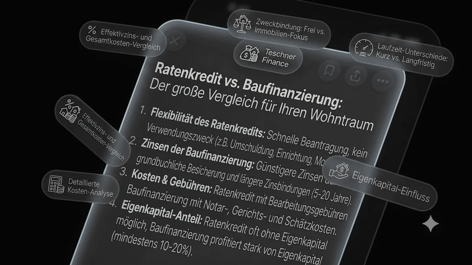 Ratenkredit vs. Baufinanzierung: Was passt wann?