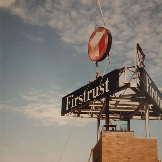 Placing Old Logo on Sign