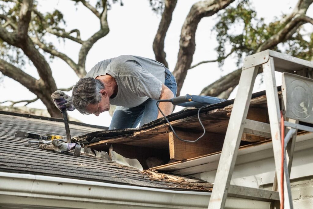 storm damage roofing in College Station