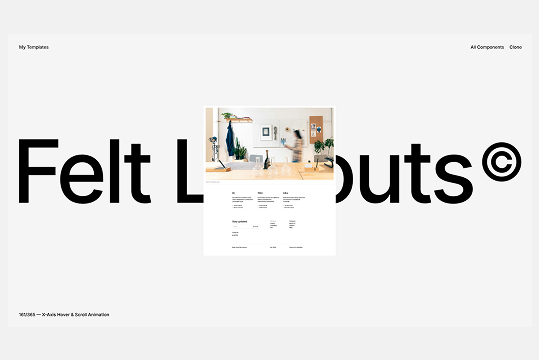 161/365 — X-Axis Hover & Scroll Animation thumbnail