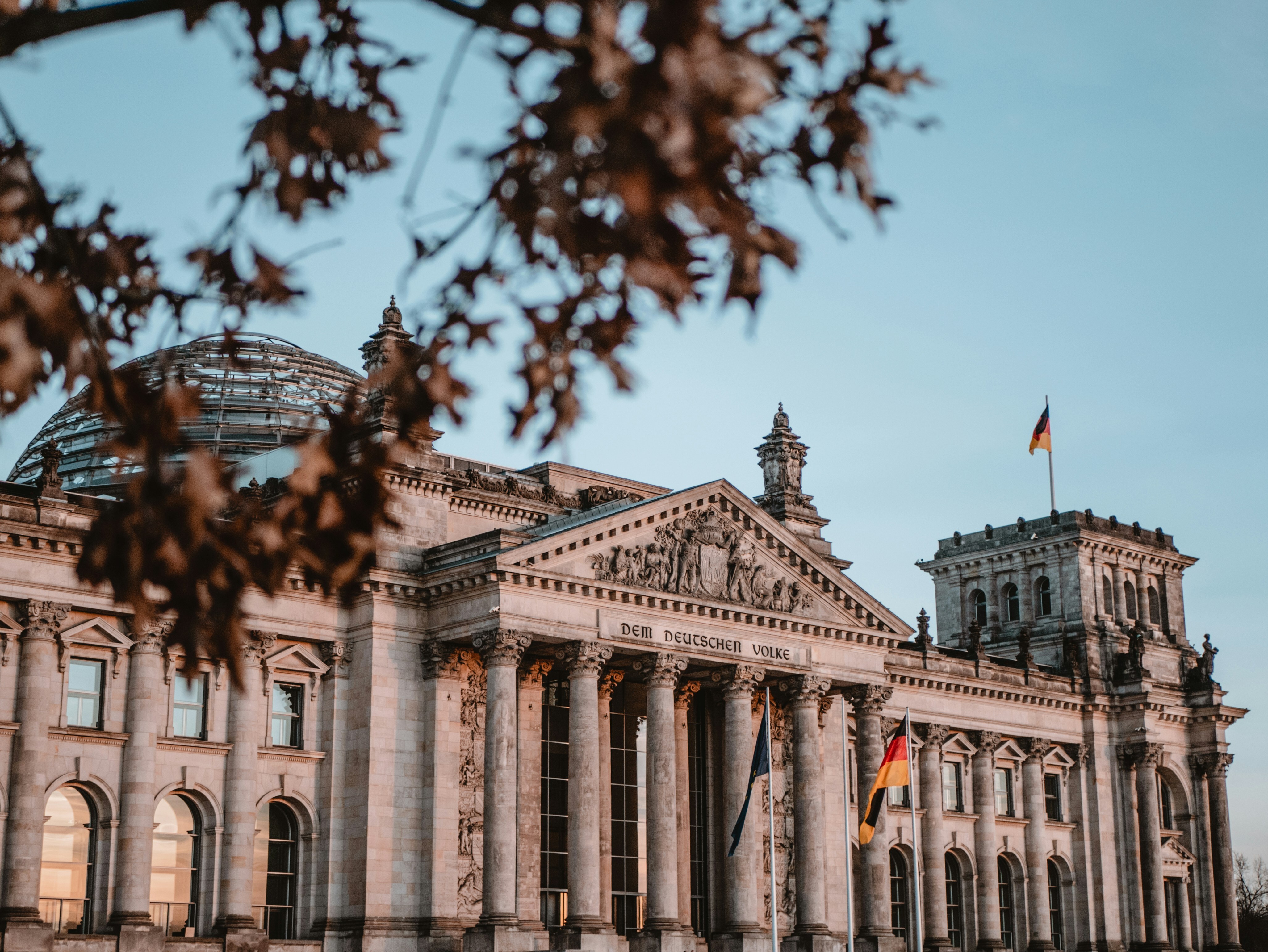Der Deutsche Bundestag in Berlin
