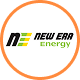 New Era Energy logo with stylized black and orange letters inside an orange circle.