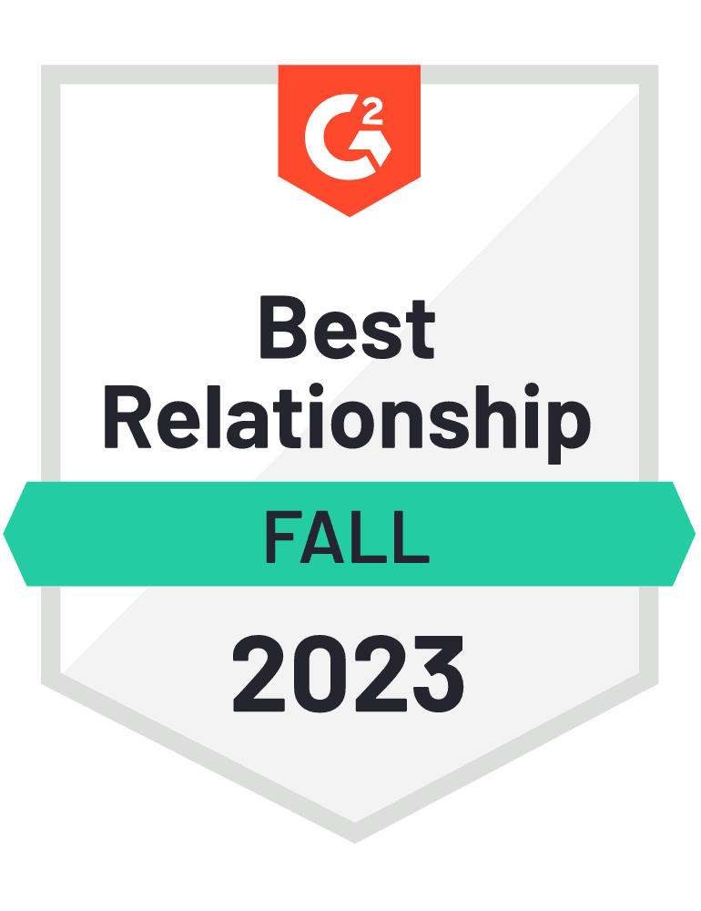 G2 badge — Easiest To Use, Mid-Market