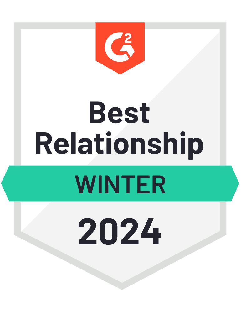 G2 badge — Easiest To Do Business With, Enterprise