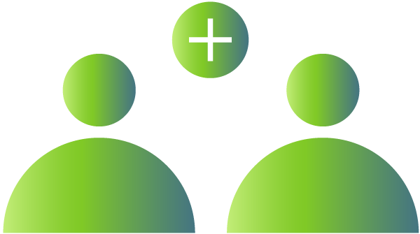 Graphic of two referred candidates