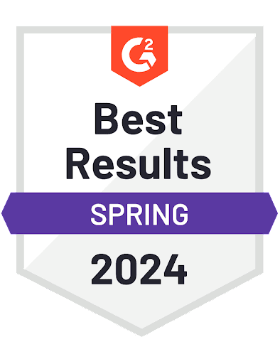G2 badge — Best Results
