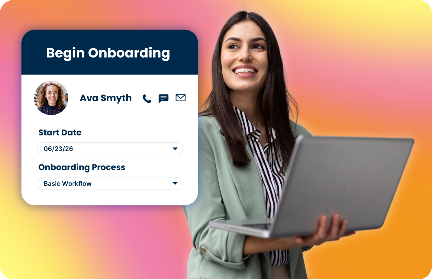 Enhanced Onboarding document workflow screenshot