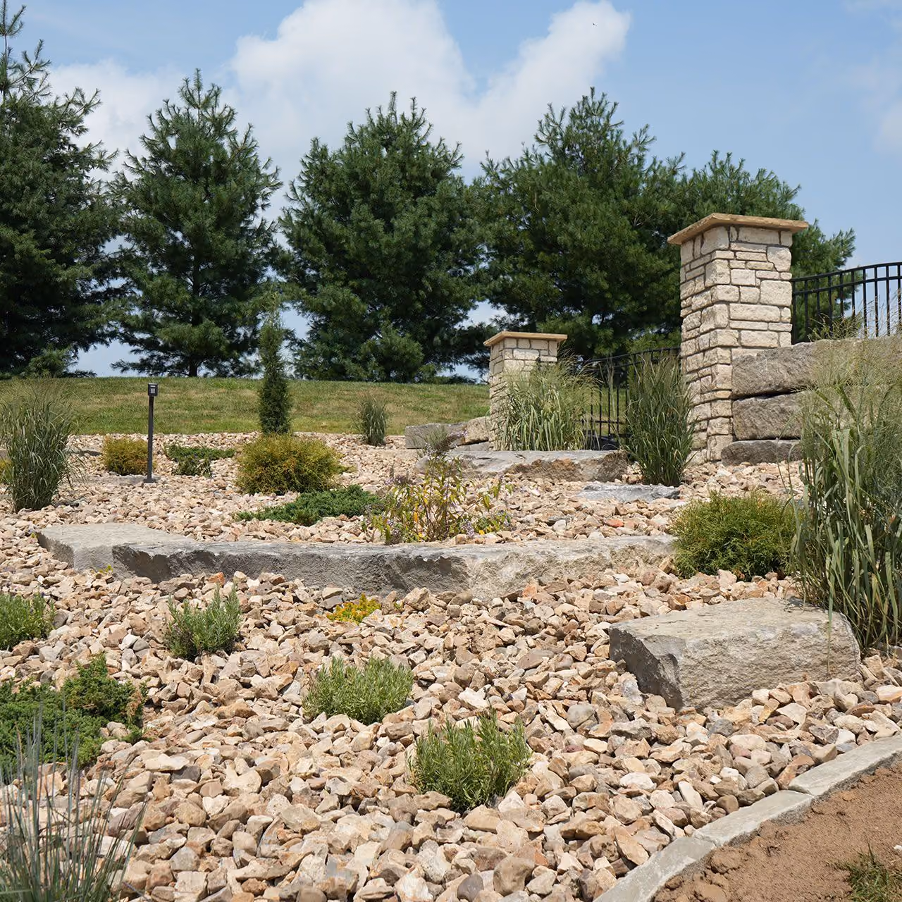 Complete residential landscape renovation by Elite Outdoor