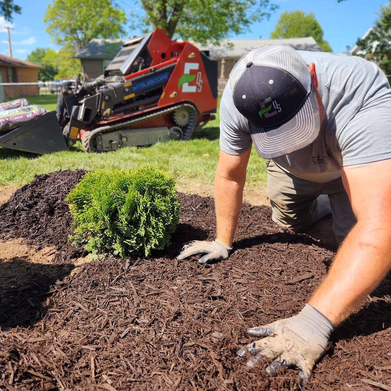 Custom landscaping and outdoor living by Elite Outdoor in Quincy, Illinois