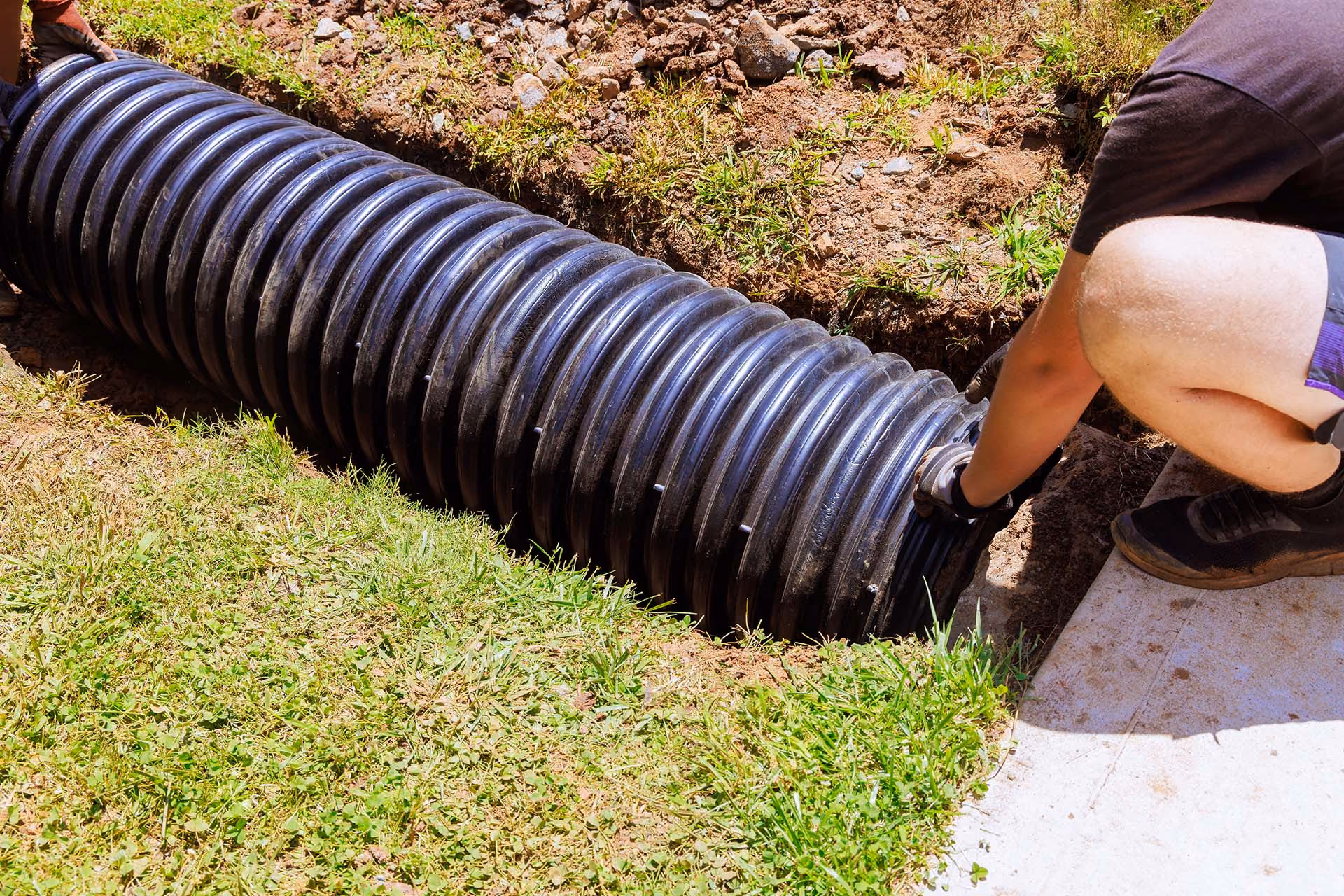 Professional drainage solutions by Elite Outdoor