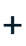 Blue plus sign icon with equal-length arms on white background.