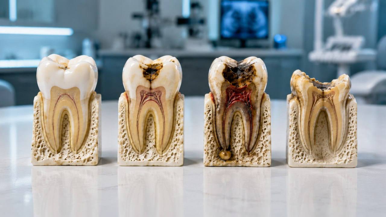 Tooth decay progression models in clinic