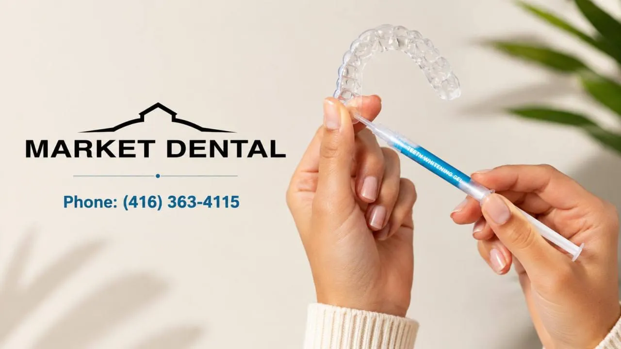 Whitening tray and gel by Market Dental