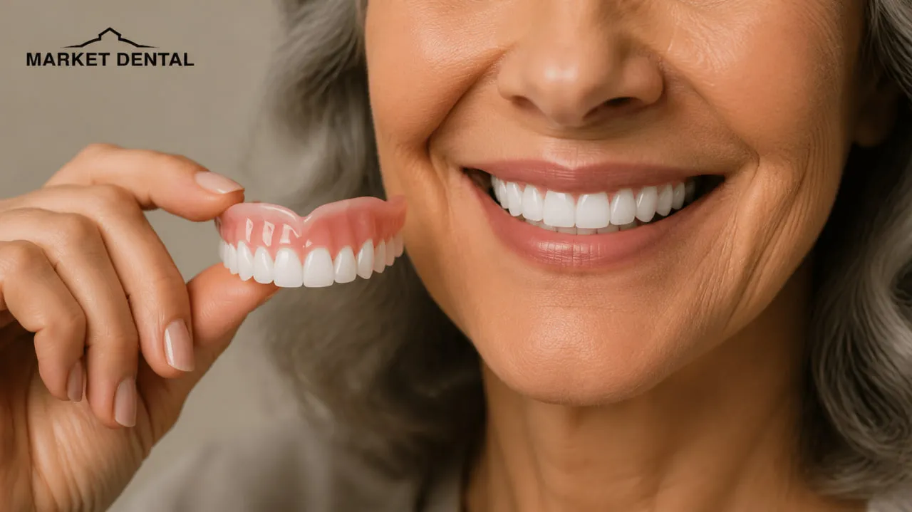 Full denture smile restoration