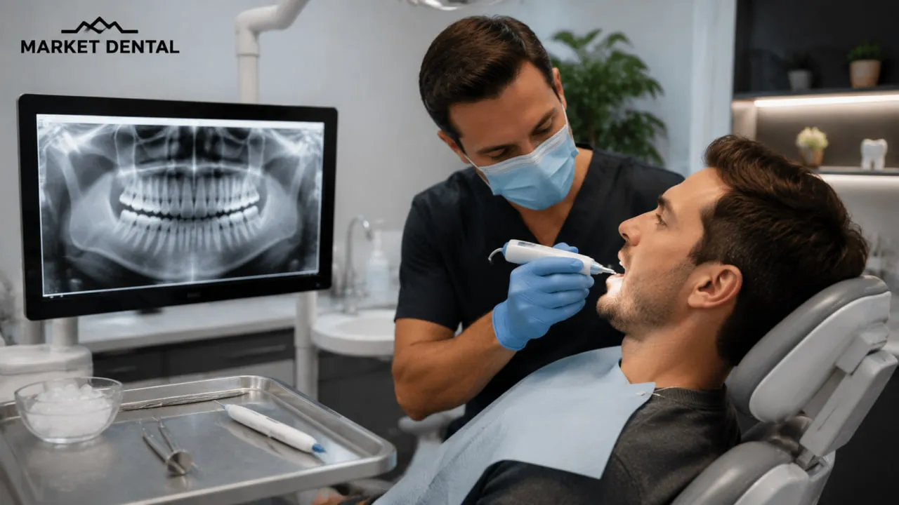 Dental cleaning visit
