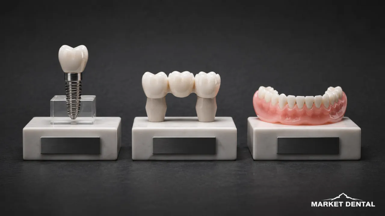 Dental Implants vs. Bridges and Dentures