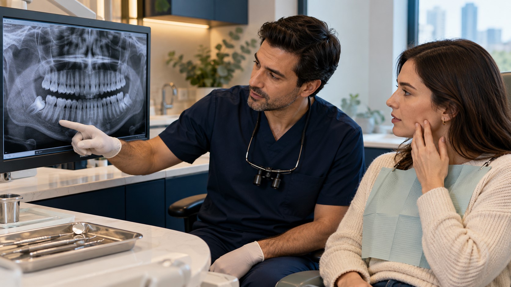 Wisdom tooth imaging consultation