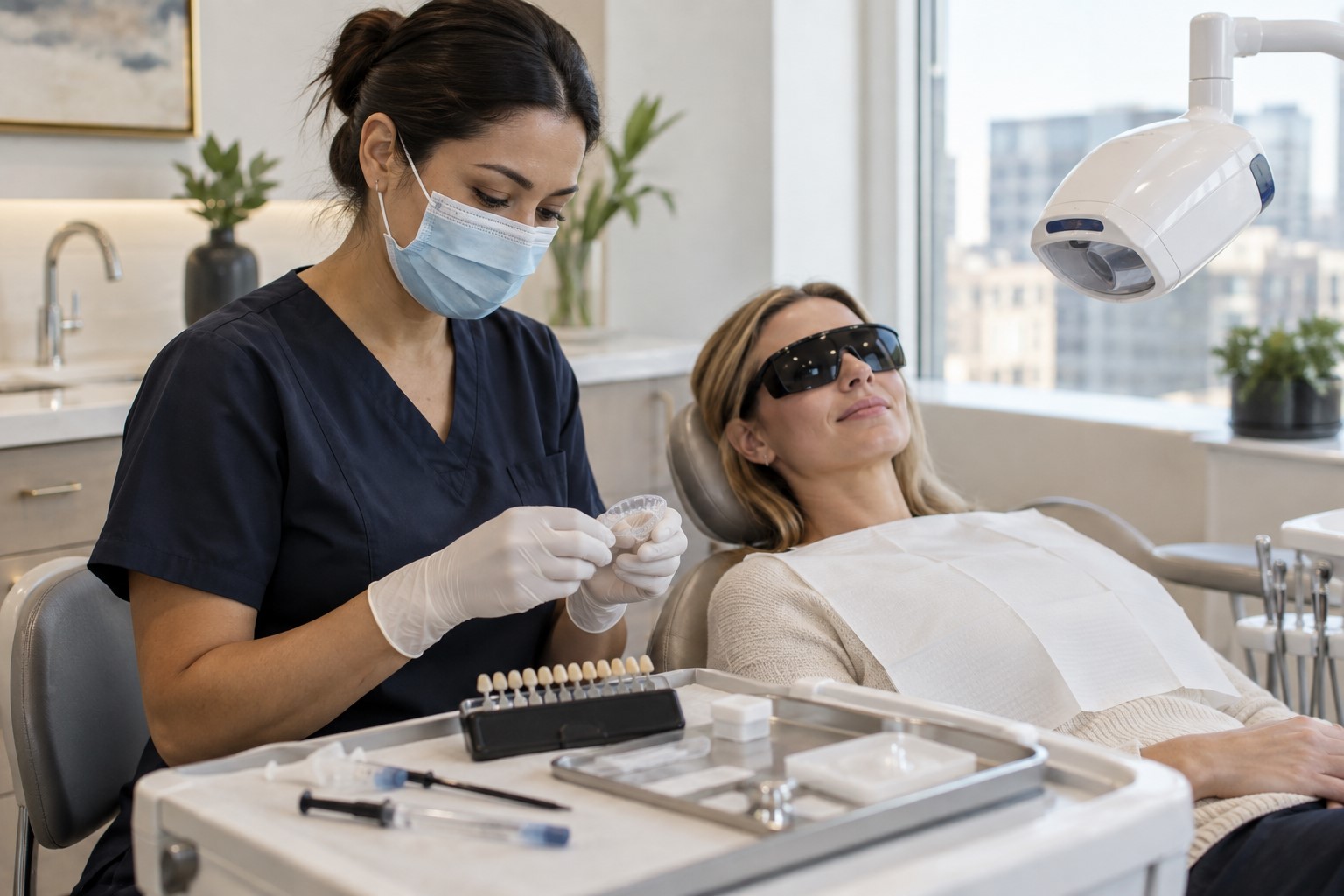 Professional teeth whitening at Market Dental Centre in Downtown Toronto