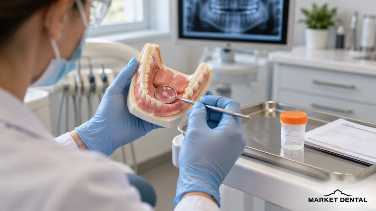 Oral Biopsy Testing a Tissue Change