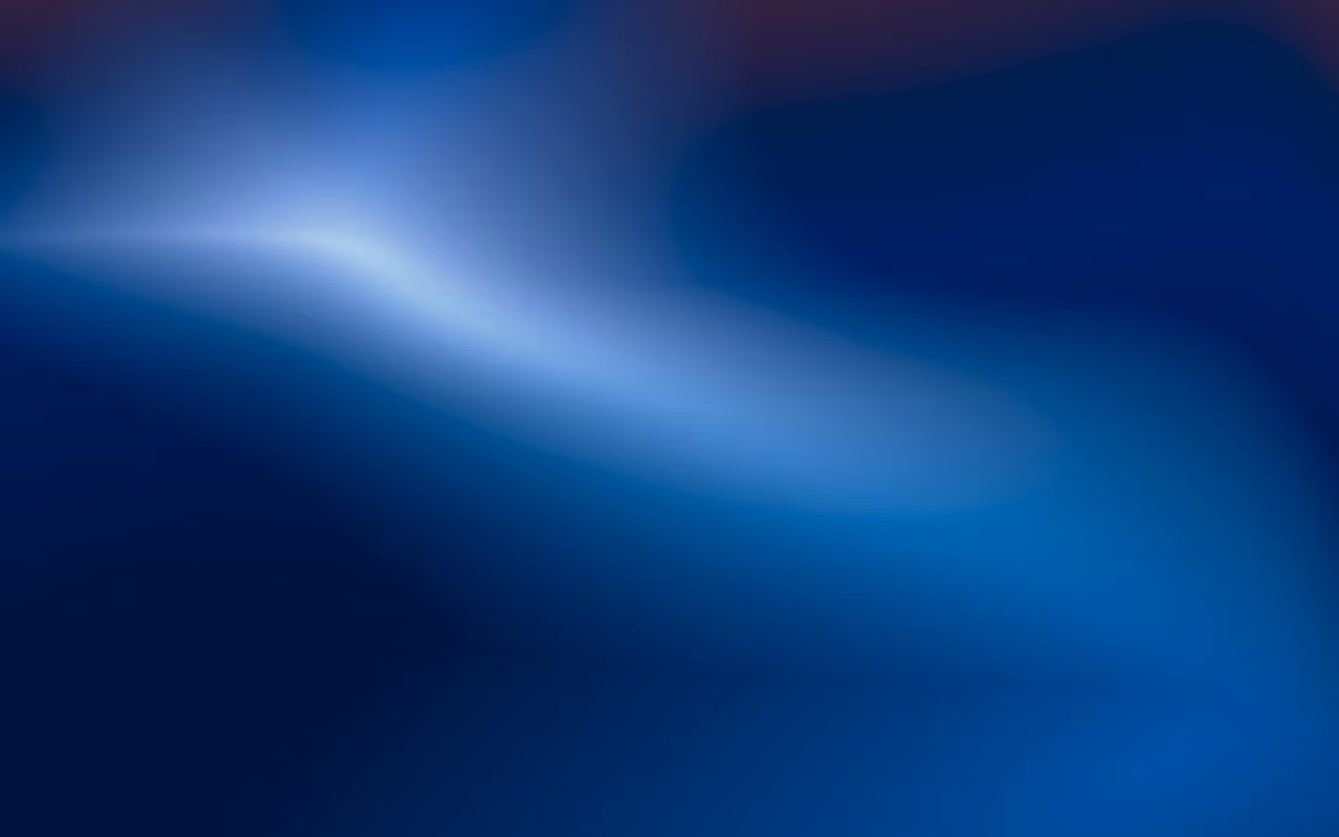 Abstract blue gradient background with smooth wave-like light effects.