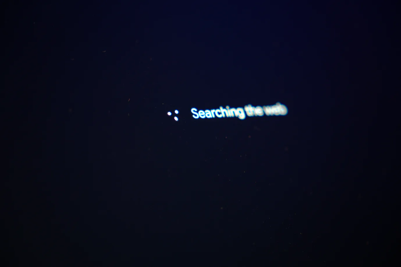 Google's Gemini thinking animation.