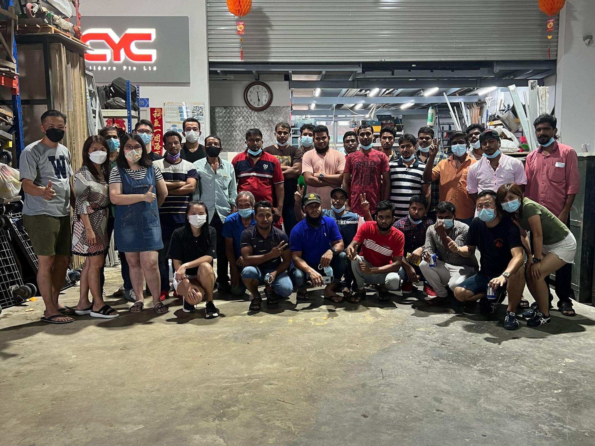 Fui Builders office and team