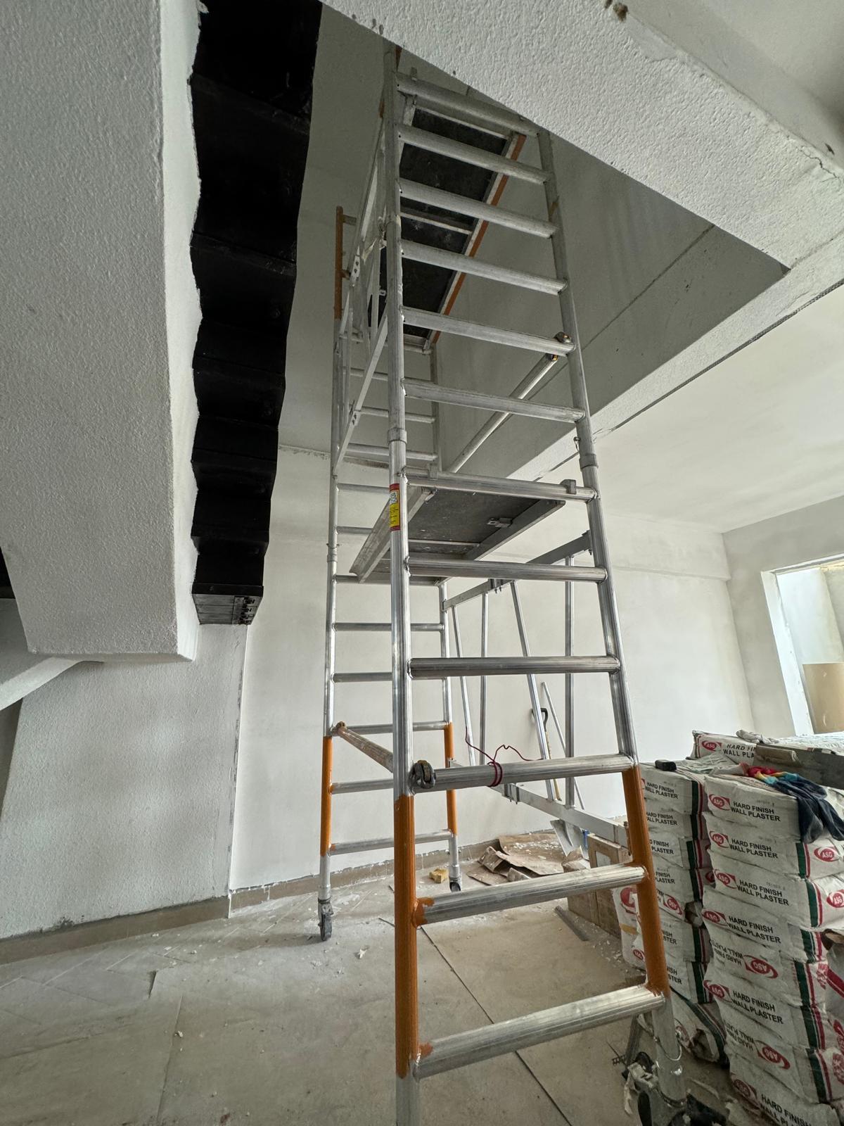 Scaffolding installation site