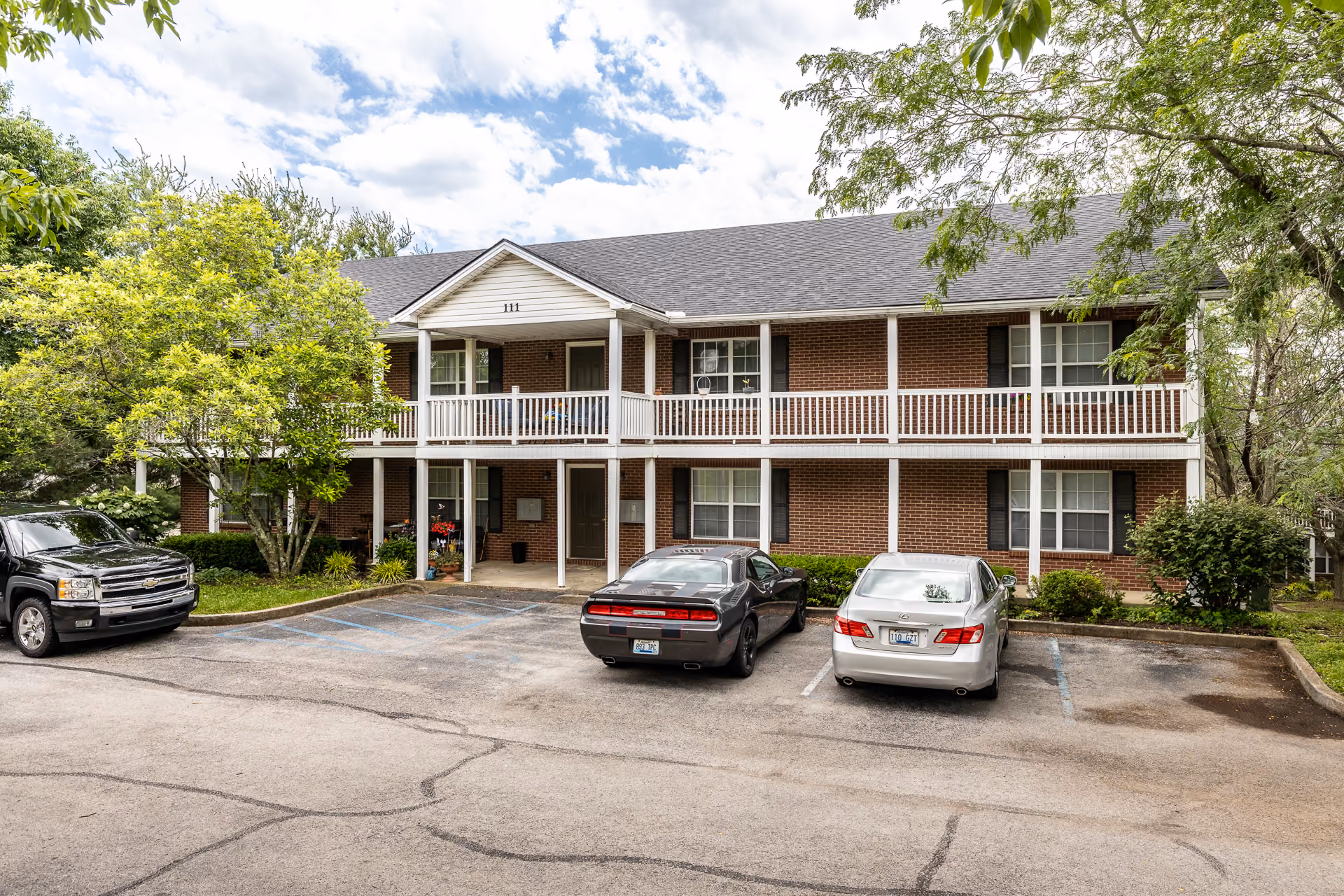 Exterior of apartments