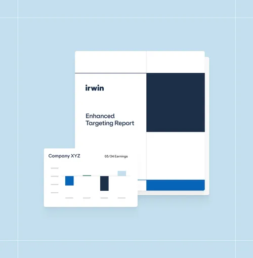 Illustration of an enhanced targeting report available through Irwin's Professional Services.