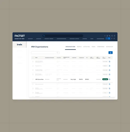 Illustration of Irwin product feature