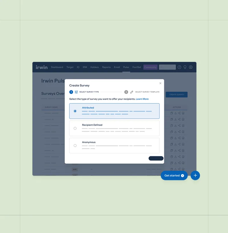Illustration of Irwin product feature