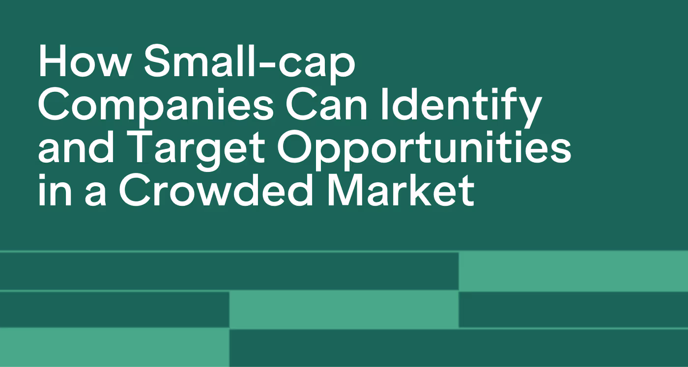 How Small-cap Companies Can Identify And Target Opportunities in a Crowded Market