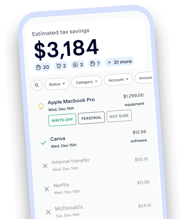Estimate tax saving