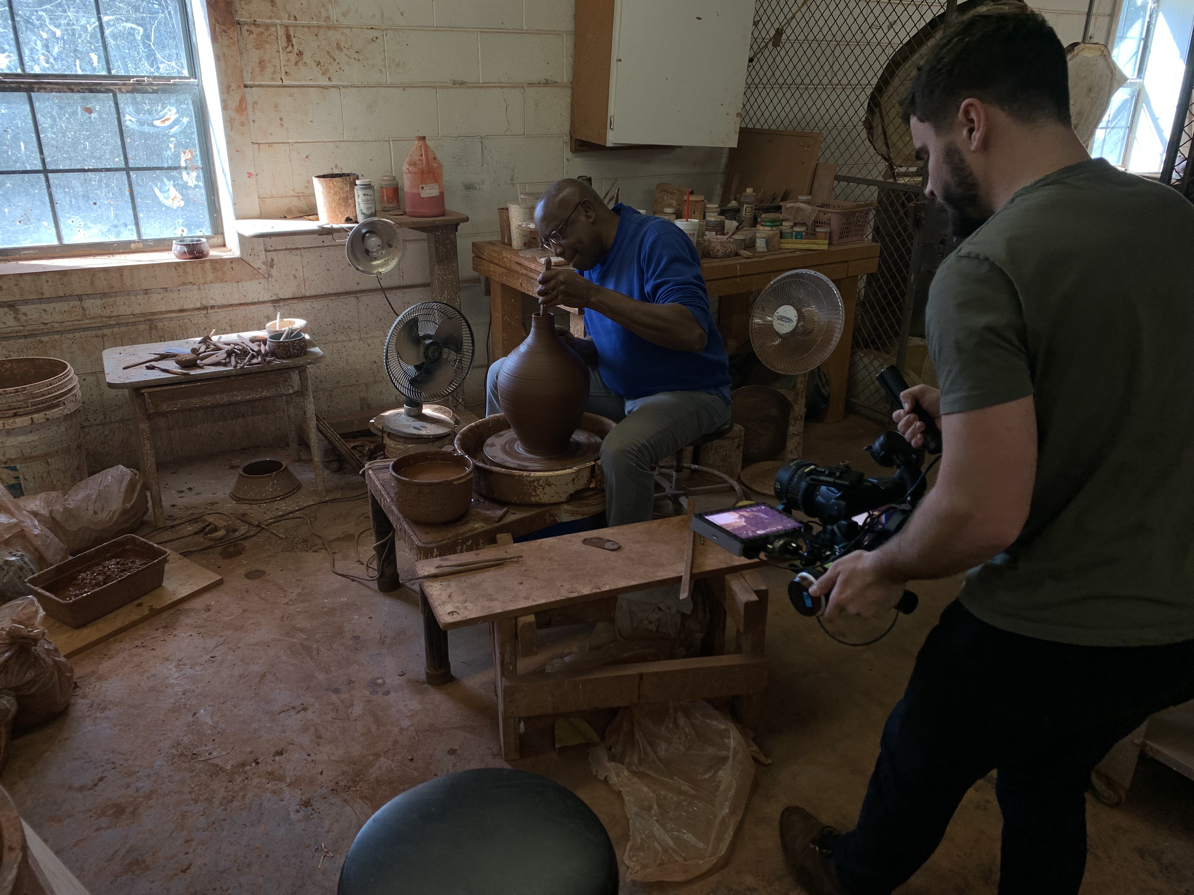 EARTHBORN BTS 3 (guy making vase)
