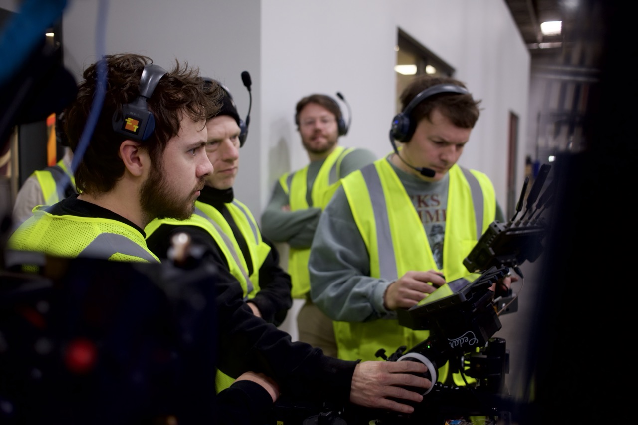 Penske Stories that Move Us STMU (Huddled Around Cart) BTS - 1