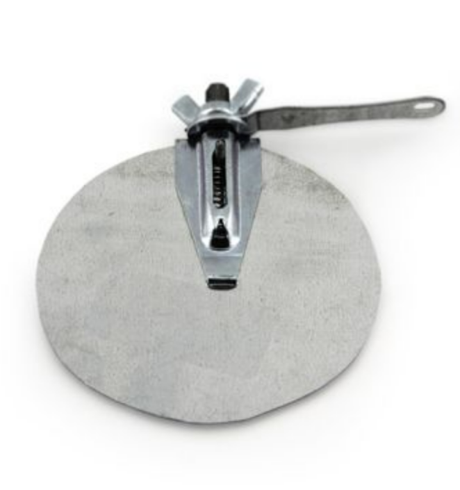 Radon pipe damper