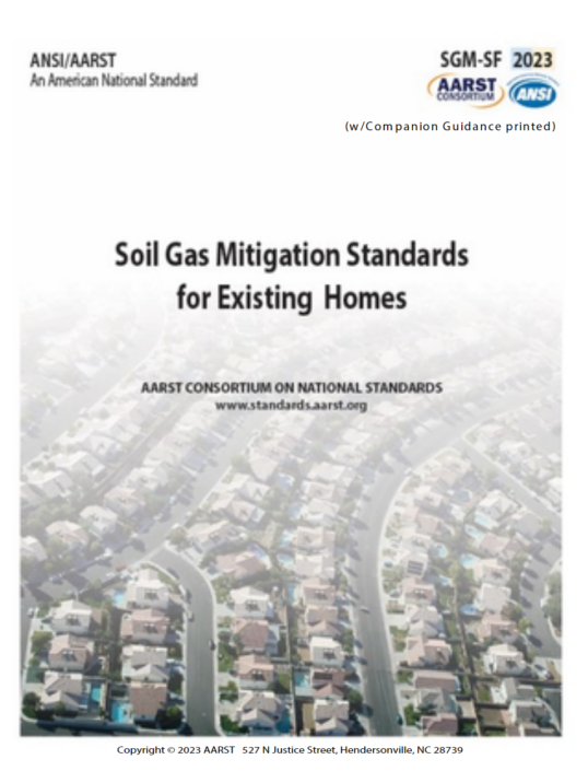 Soil Gas Mitigation Standards
